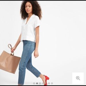 Everlane Linen Notch Short-Sleeve Shirt